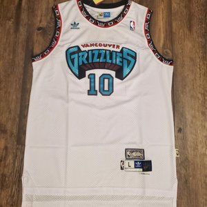 Mike Bibby Jersey Vancouver Grizzlies Throwback Stitched Mens New